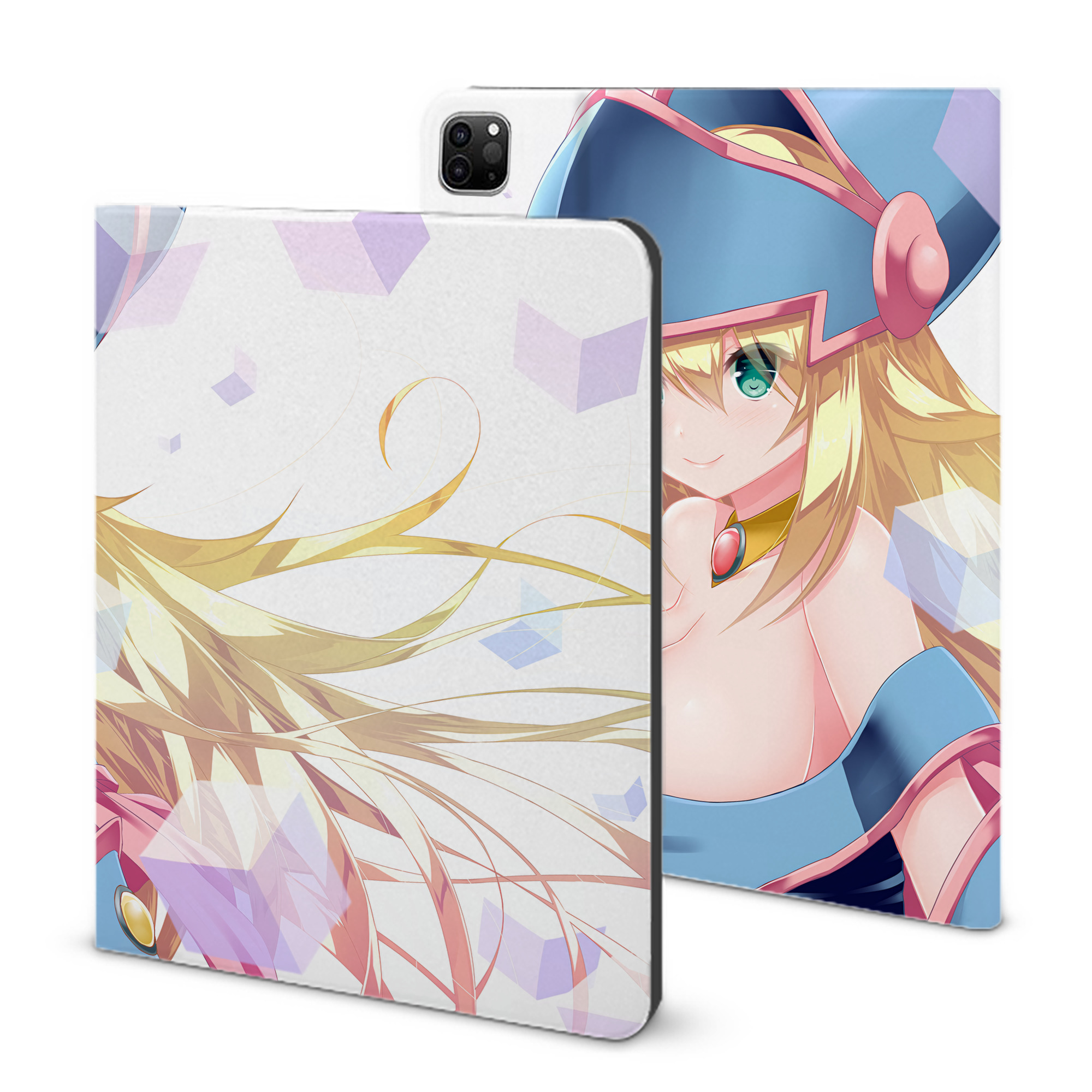 （画像用） 遊☆戯☆王 Yu-Gi-Oh! IPad ケース ブック型 PUレザー TPU 耐衝撃 軽量 薄型 ペン収納なし 全面保護 IPad 各モデル対応